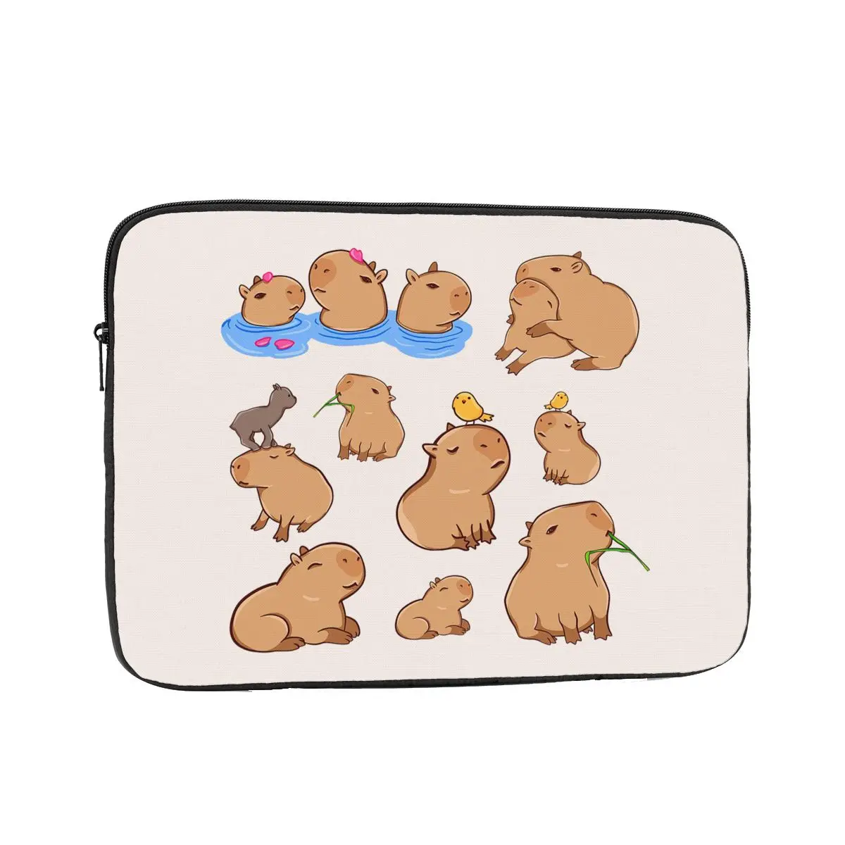 

Чехол для ноутбука с рисунком капибары, сумка 10, 12, 13, 15, 17 дюймов, сумка для ноутбука, противоударный чехол для планшета, сумка