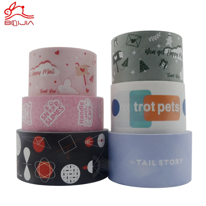 custom.Custom Print Reinforced Gummed Paper Tape Activated Kraft Paper Tape Packaging Tape