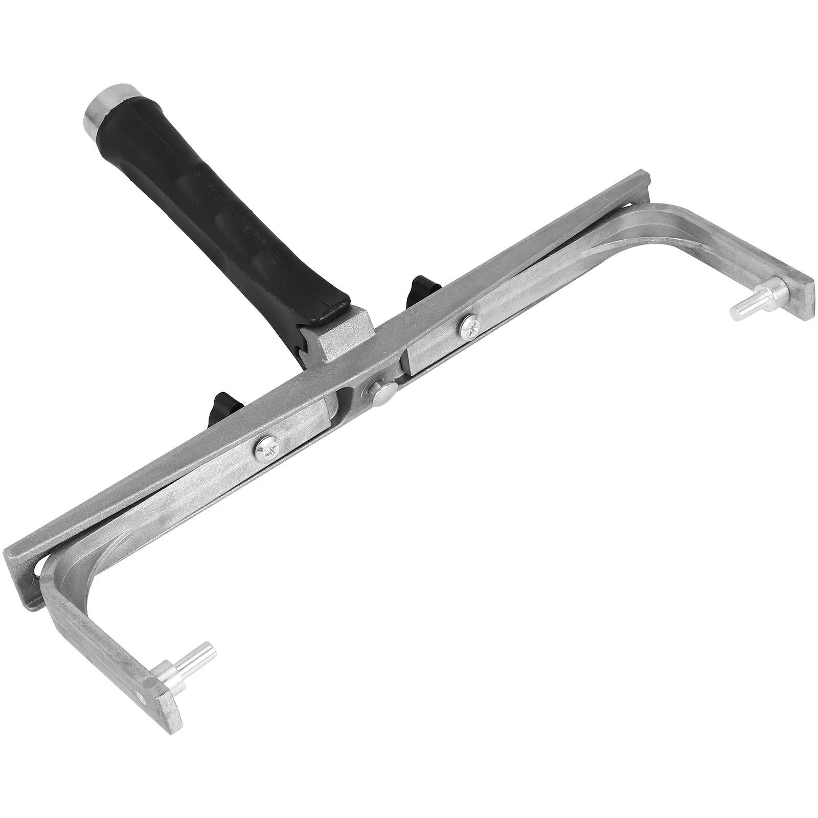 Adjustable Paint Roller Handle for Professional Painters, Reduces Arm Strain, Aluminum Alloy Silver Frame, 1 Pc for Walls