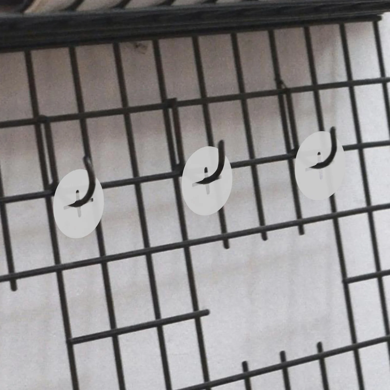 

100Pcs Clear Plastic Peg Hook Stopper Pegboard Hook Locks Anti-Slip Shelf Clips for Retail Home Workshop Organization