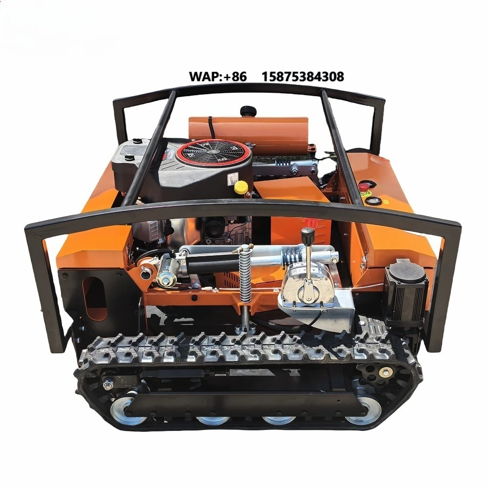 1100mm Cutting Width zero Turn Robot Lawn Mower Grass Cutter Radio Controlled with 2000W Brushless Drive Motor