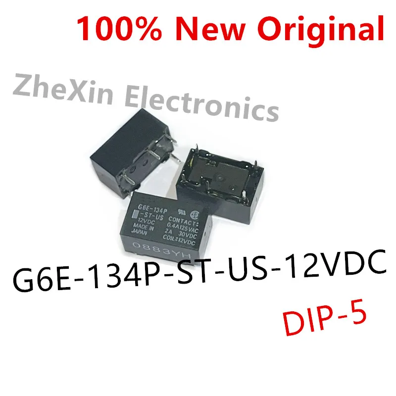 5PCS/Lot   G6E-134P-ST-US-12VDC、G6E-134P-ST-US-5VDC、G6E-134P-ST-US-24VDC   DIP-5   New Original Signal Relay  G6E-134P-ST-US