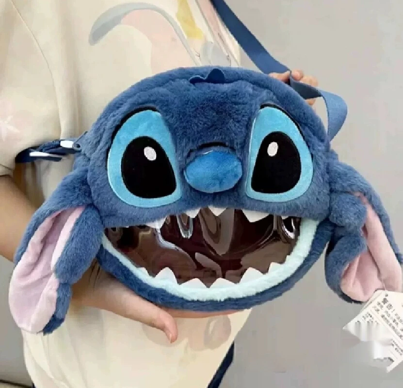 Stitch-rugzak Nieuwe pluche modieuze en schattige dameshandtas Veelzijdige dagelijkse reis Stitch-thema-cadeaus voor kinderen Meisje