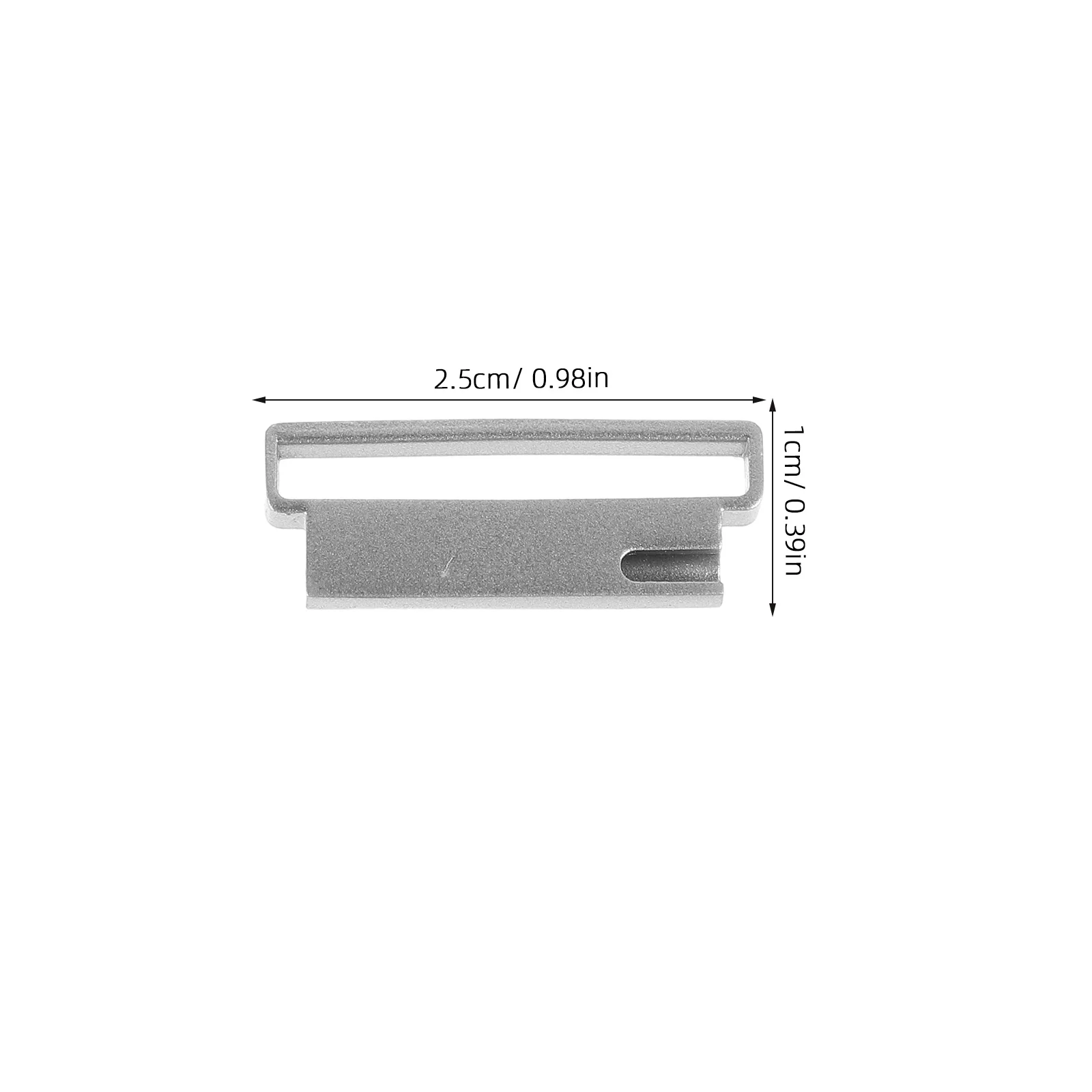 Conector de correa de reloj de acero inoxidable, adaptador confiable, fácil instalación, accesorios de conector de correa de reloj, 6 uds.