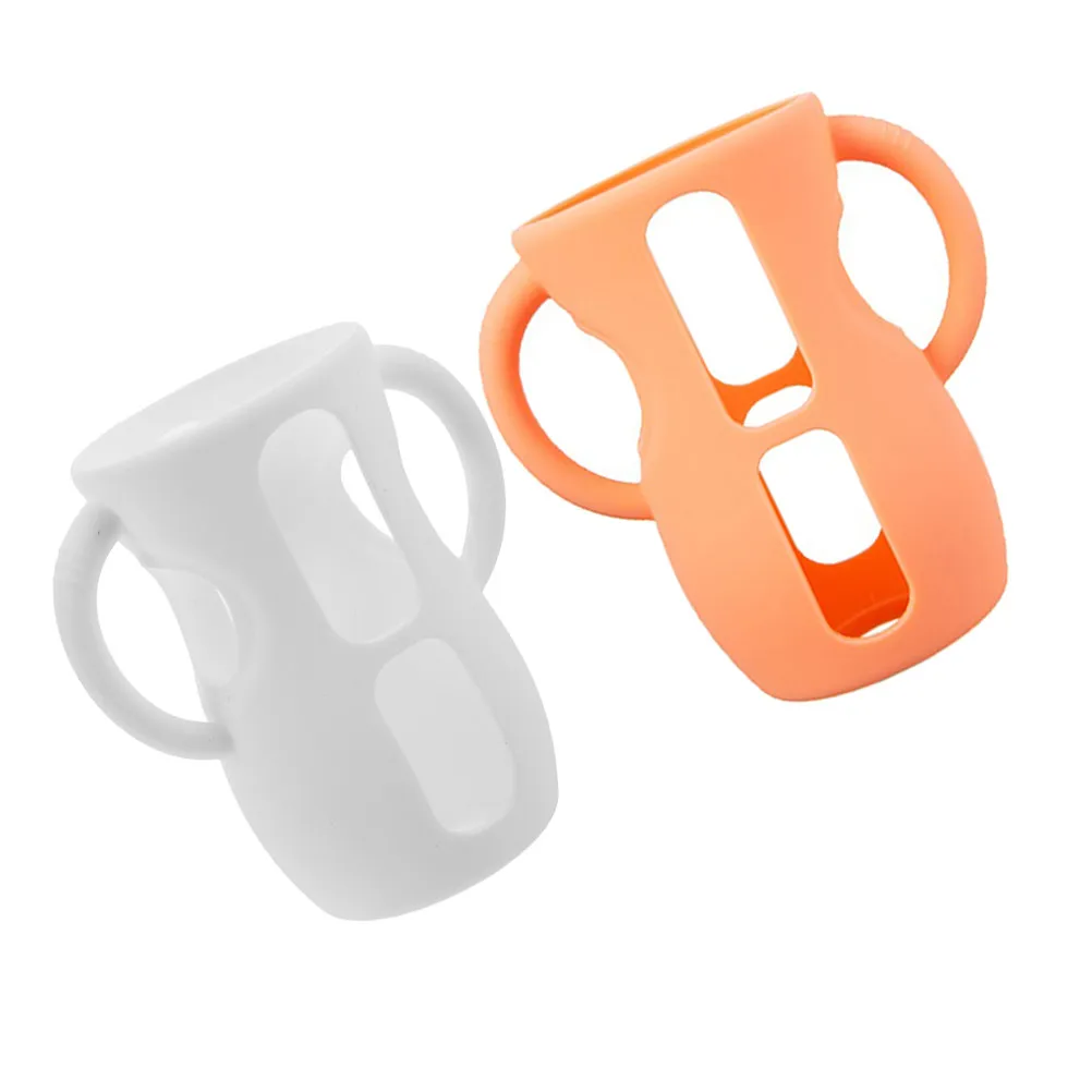 2Pcs Silicone Bottle Cover Sleeves Compatible with Philips Feeding Bottles Non-Slip Grip Moisture Proof Seal Easy