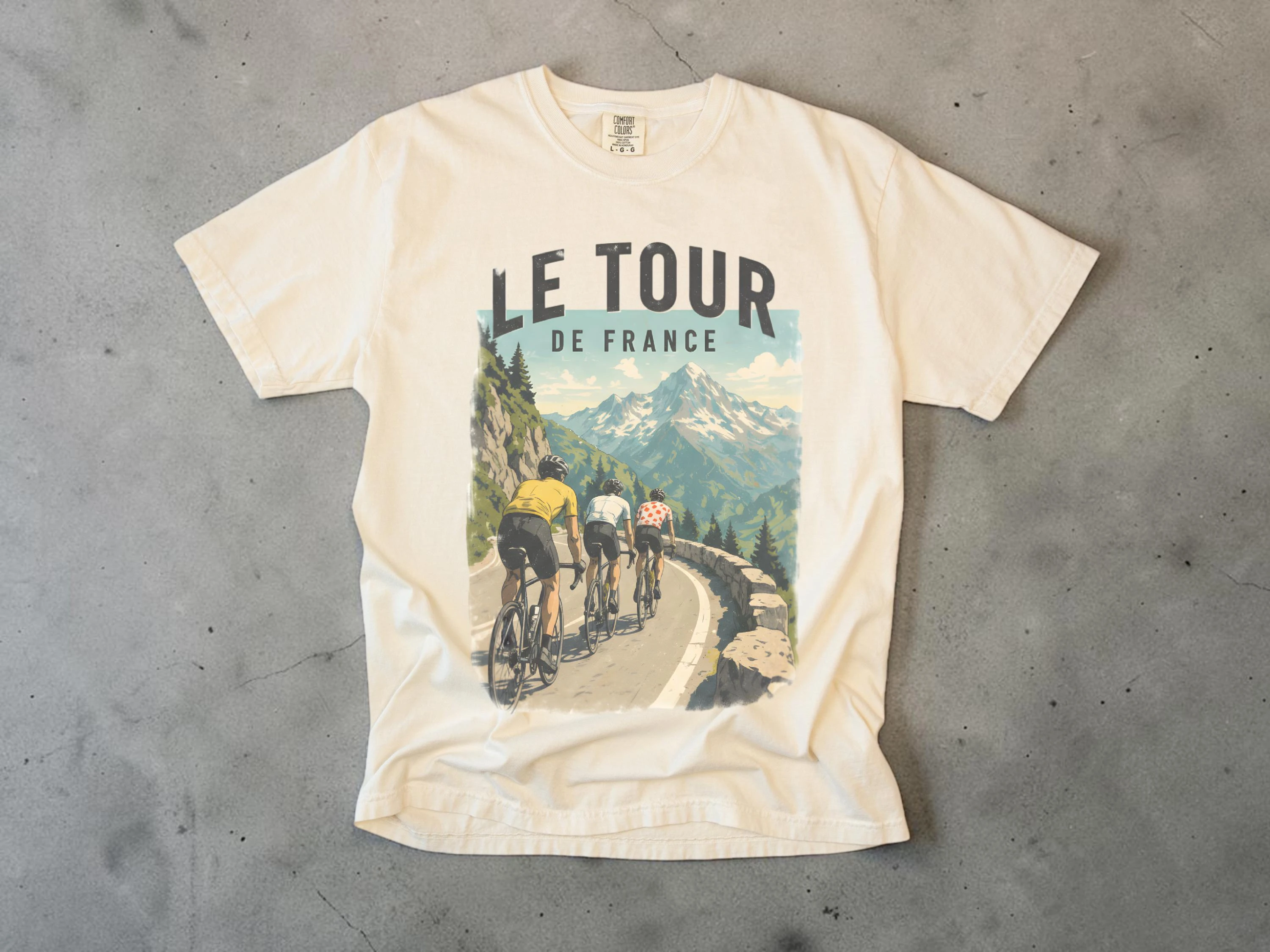 Le Tour De France Shirt Cyclists Gifts Shirt  2026 Summer Men's Women's Oversized Retro Y2k Clothing Pure Cotton Graphic T-shirt