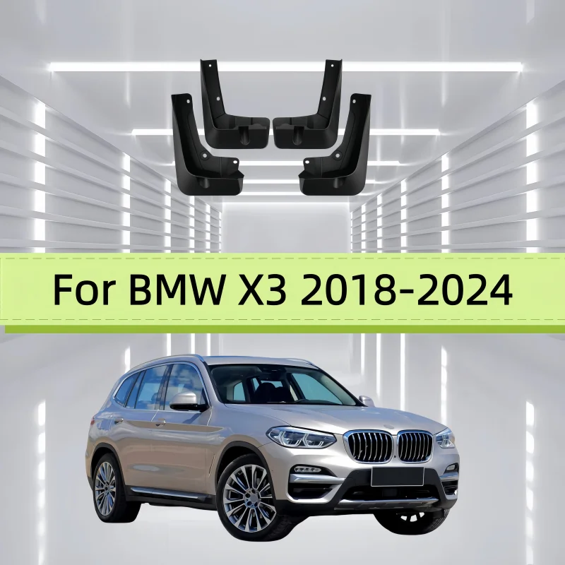 Car Mud Flaps Fender For BMW X3 2018-2024 Front And Rear Wheels Mudflaps Splash Guard Protection Accessories