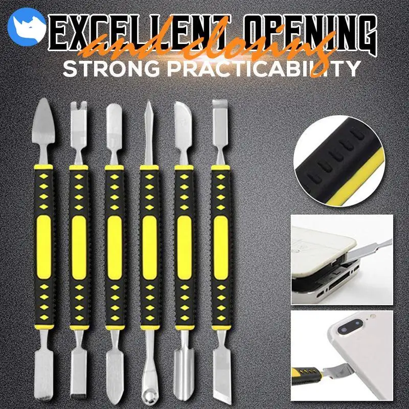 Metal Crowbar Steel Pry, Universal Disassemble Tool DIY Phone Laptop PCB Screen Open Repair Hand Tools