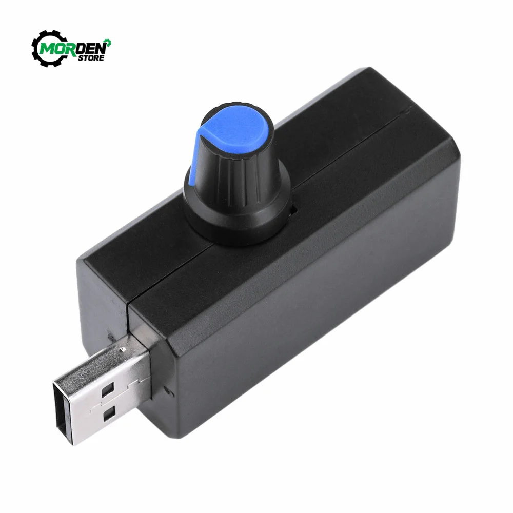 DC5V 4A 18W USB Speed Controller Fan Radiator Stepless Speed Controller Adjustable Control USB Fan Speed Radiator Power Supply
