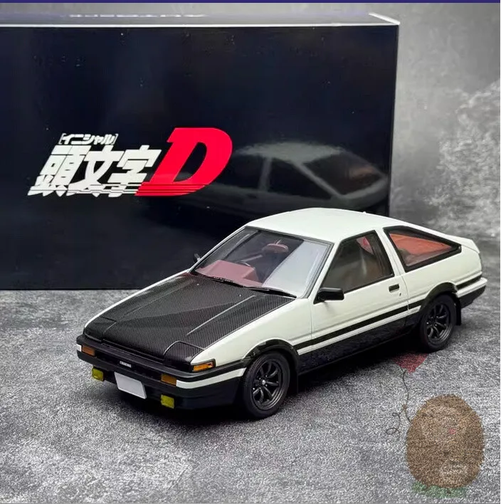 AUTOart 1:18 Toyota AE86 Initial D Alloy Diecast Model Car Hobby Collection Toys
