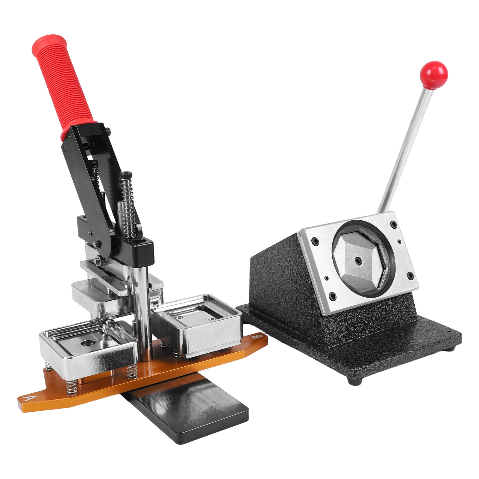 

50*50mm Square Magnet Making Machine Kit W/100 Set Materials Magnet Button Maker Press Machine for Party Event Business School