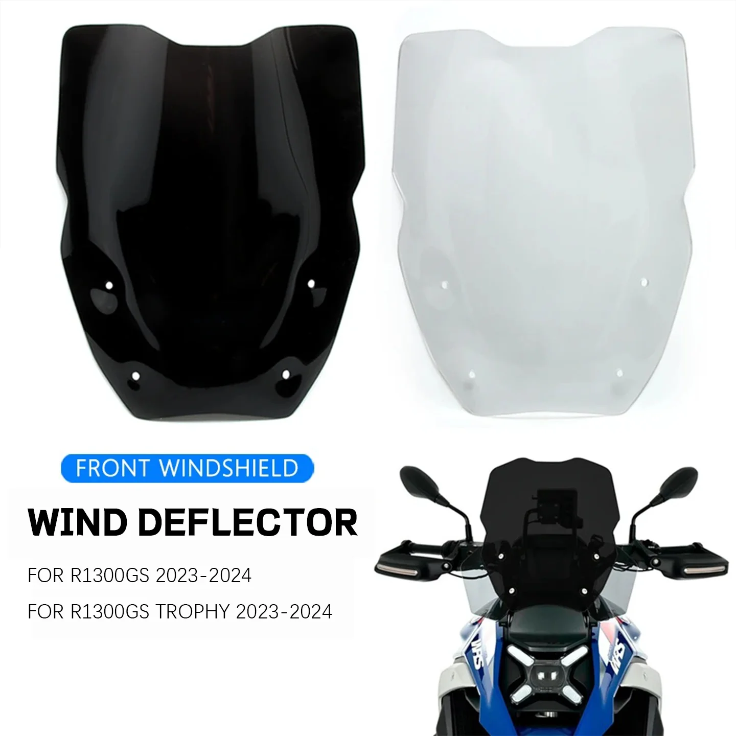 

R1300GS мотоциклетное лобовое стекло с пузырьками для BMW R 1300 GS R1300 GS1300 2024, обтекатель, ветрозащитный дефлектор, аксессуары