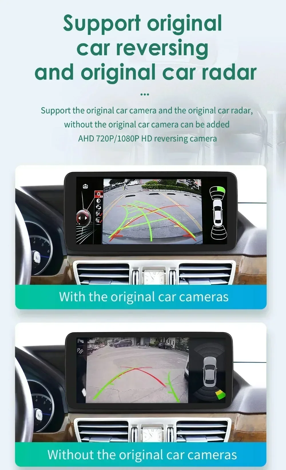 OSSURET Car Radio Android Screen for Mercedes Benz W212 S212 E200 E230 E260 E300 Carplay Car Stereo Multimedia Player GPS 8 Core