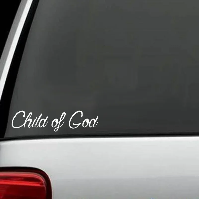 20.5cm*5cm Child Of God Funny Vinyl Decal Sticker Car Stickers Window