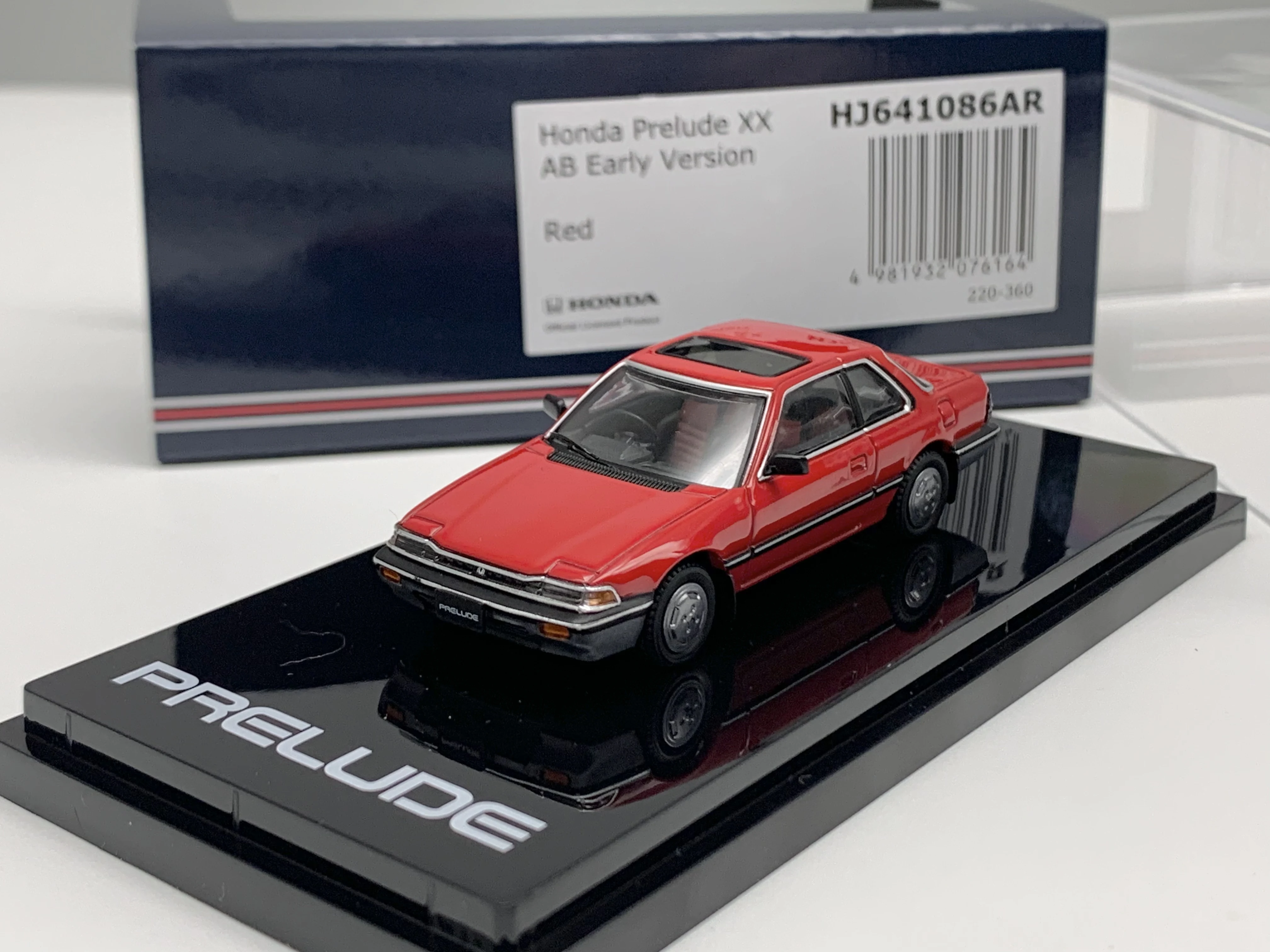 Diecast Hobby Japan 1:64 Scale Honda Prelude AB Early Version Alloy Car Model