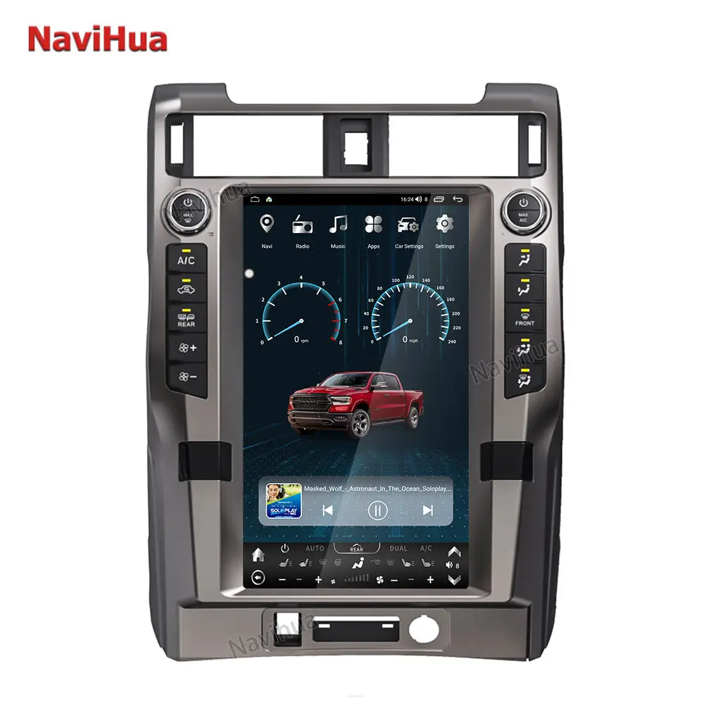 

NaviHua для Toyota 4Runner 2010-2020: Аксессуары для модернизации автомобиля, Android автомагнитола, GPS-навигация, мультимедийный проигрыватель, CarPlay, стереосистема