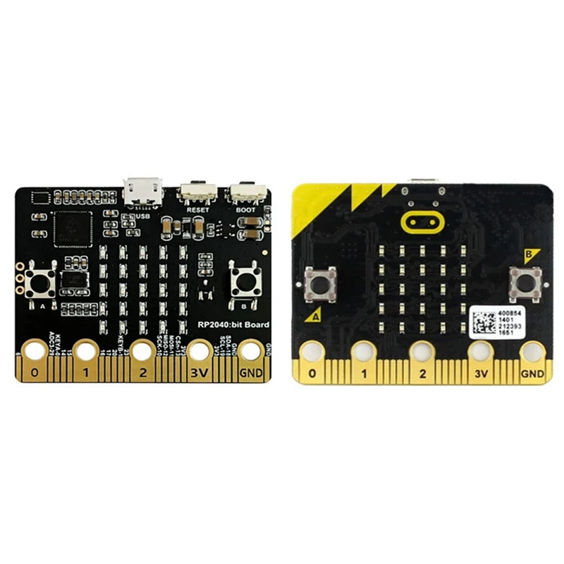 HOT-Para Raspberry Pi PICO RP2040 Bit Motherboard Python Placa De Desenvolvimento De Programação Compatível Com BBC Microbit Board Kit