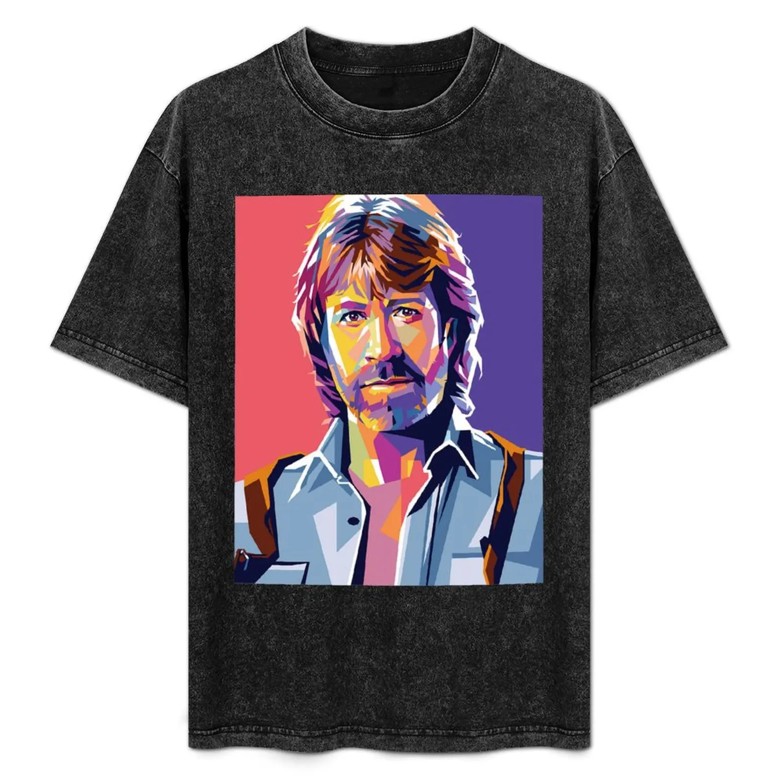 

Chuck Norris Mosaic T-Shirt for a boy summer top mens cotton t shirts