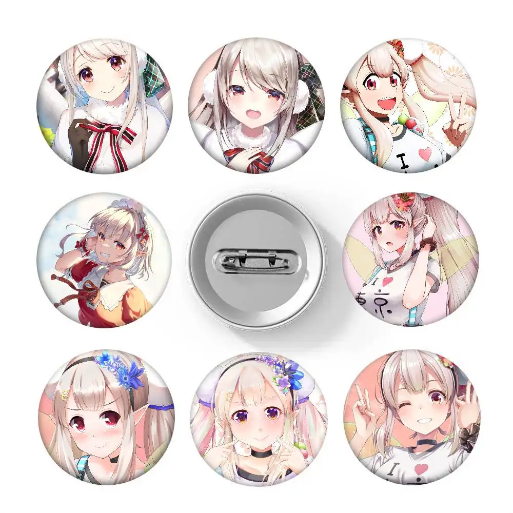 Anime Virtual Idol Elf No Elu Round Badges Can Be Used To Decorate Clothes And Backpack Pins