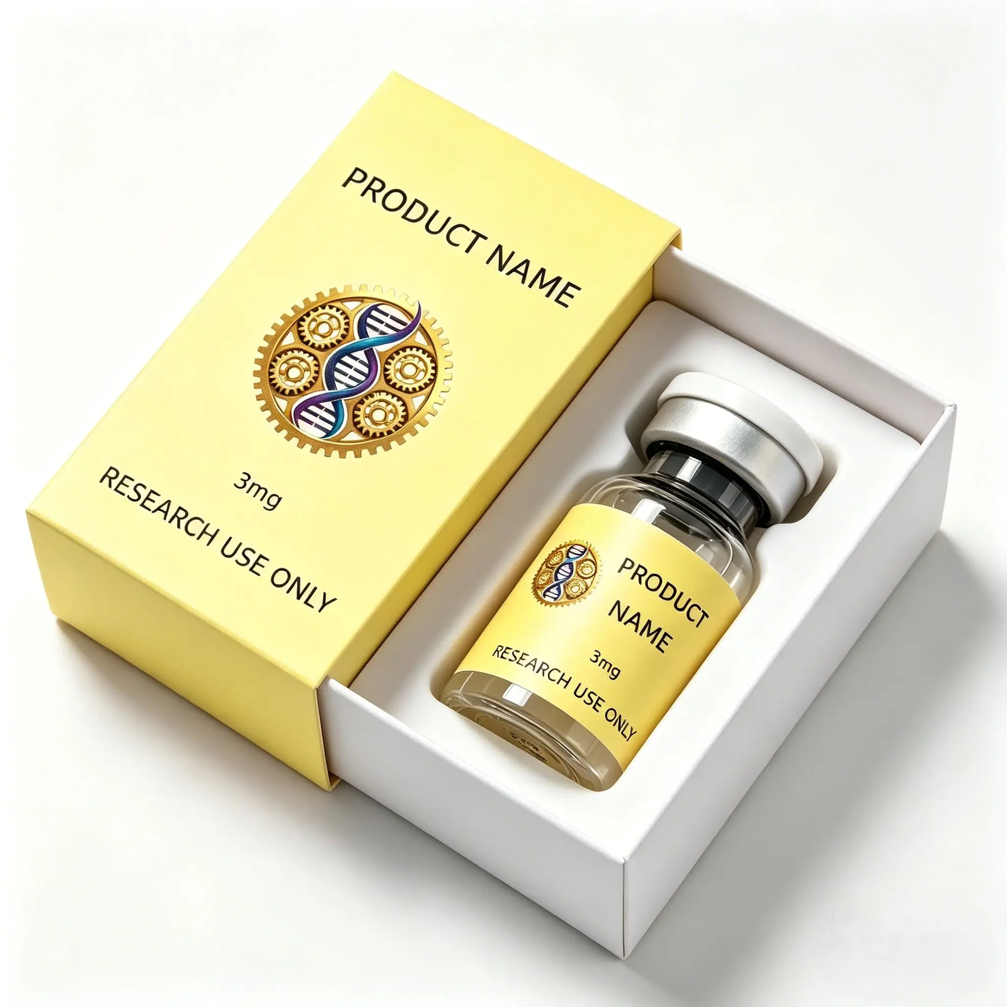 

Custom Waterproof Vinyl Labels & Paper Boxes for 3ml 5ml 10ml Vials