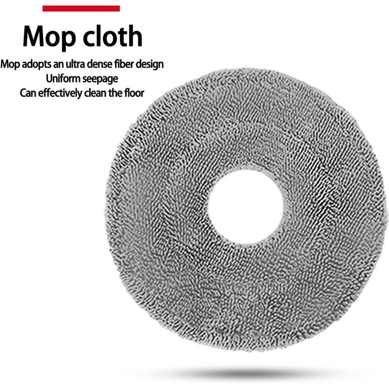 

B28C-For Xiaomi Robot Vacuum X10 Plus,X10+, X20+, X20 Plus Main Side Brushes Hepa Filters Mop Cloth Dust Bags Parts