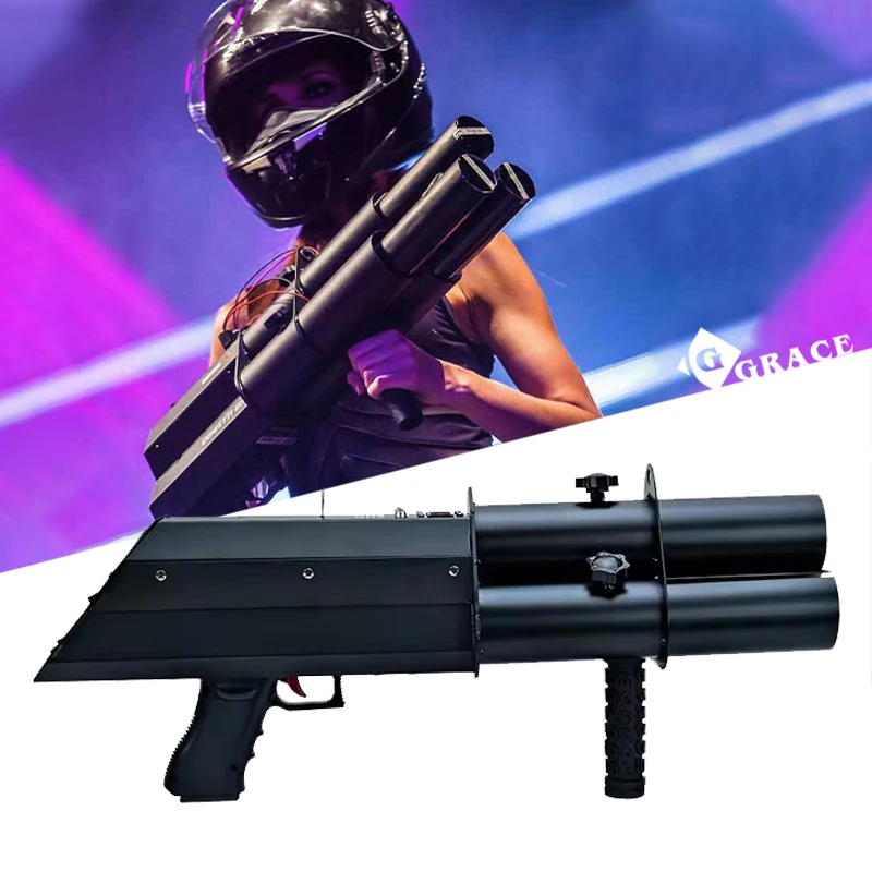 

Igracelite 3 Head DJ Effect Jet Spray Handheld Cannon Party Pop Electric Confetti Cannon