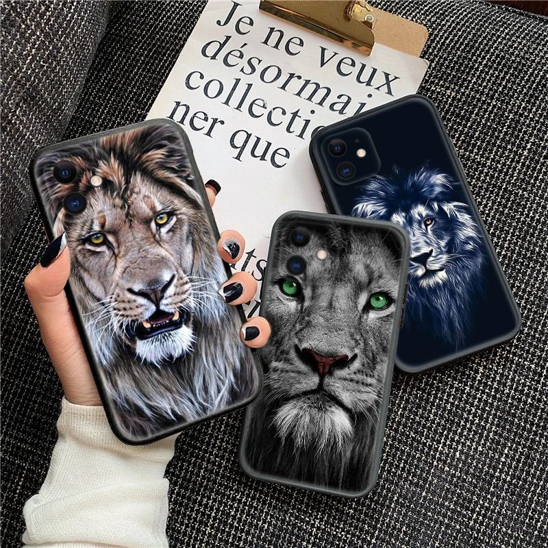 big lion animal Soft Case for Huawei Y5P Y6P Y7A Y8P Y9A Y6 Y7 Y8S Y9S Y9 Prime Nova 9 9I 4E 5T 7 Mate 10 Lite 20 Pro P30