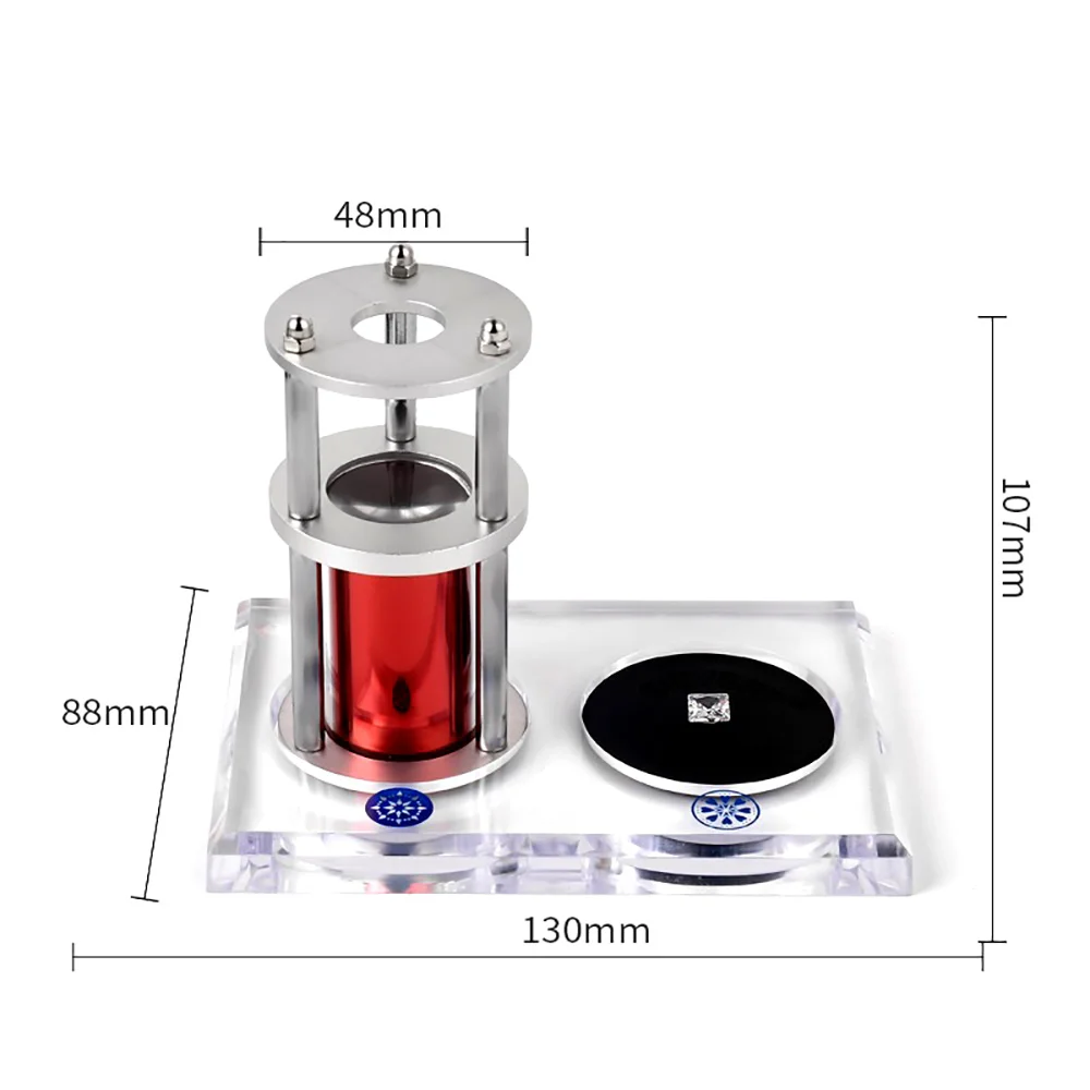 Diamond 10x HD Magnifying Glass Tool, A Special Testing Instrument For Jewellery Eight Hearts And Eight Arrows Identification