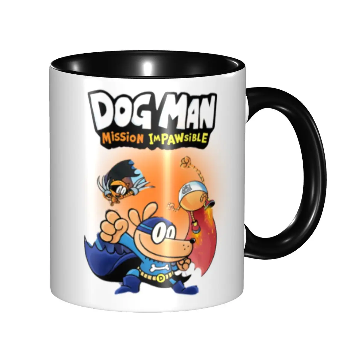 

Customized Animated Films Dogs Man Mugs DIY Ceramic Tea Milk Coffee Cups