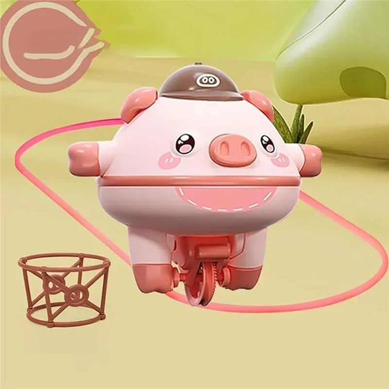 

Acrobatics Balance Cute Pig Novelty Tightrope Walking Tumbler Piglet Unicycle Fingertip Gyroscope Balance Toy For Kids