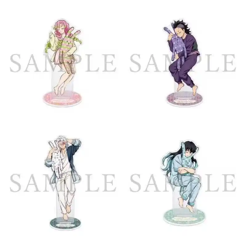 Standing Sign Demon Slayer Agatsuma Zenitsu Hashibira Inosuke Kanroji Mitsuri Cosplay Acrylic Stand Figure Desktop Ornament Gift