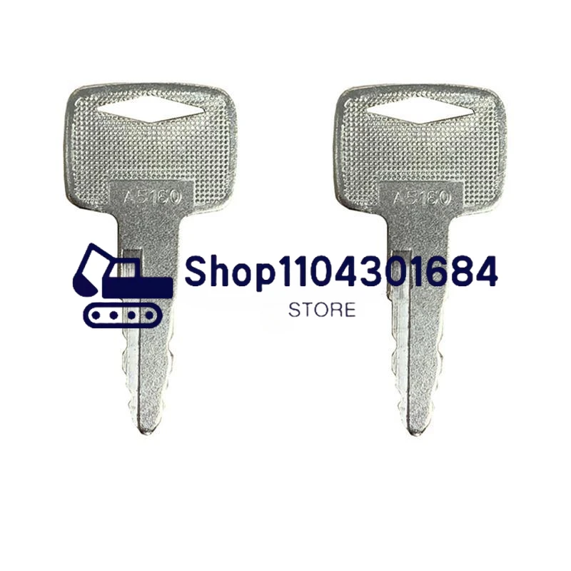 2/5/10 Pcs A5160 Ignition Key For Mitsubishi Caterpillar F G Series Forklift 91A07-01910 Lift Truck