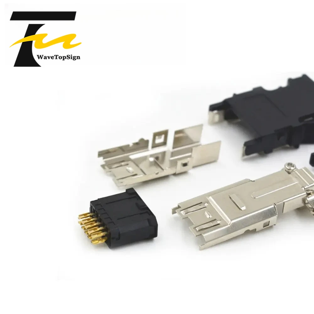 Boding Servo Motor Driver CN3 Plug MR-JE-40A Encoder Connector  SM-6P Male SM-10P Male 3m 36310 MR-J3CN2