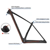 BXT T000 탄소 MTB 프레임 29er 산악 자전거 하드테일 프레임 부스트 148*12mm 스루 액슬 29er*2.4 MTB 자전거 프레임 2
