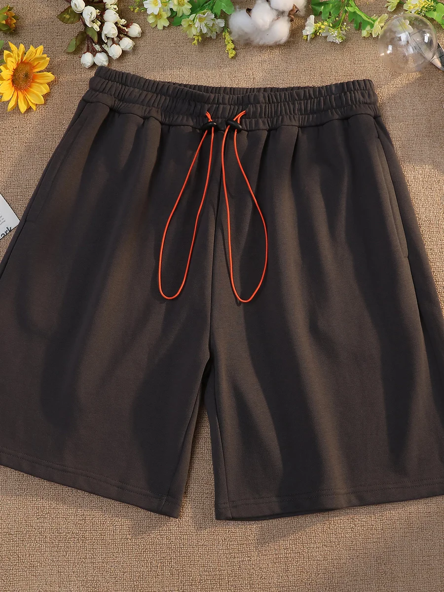 

Мужские летние шорты Superdayplus, 360 г, легкие, повседневные, свободного кроя, длиной 5 дюймов, спортивные, в американском стиле, модные, со средней посадкой на талии