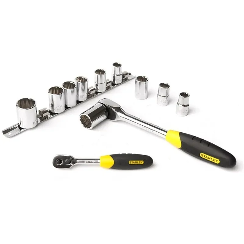 STANLEY 95-321-1-23/95-322-1-23/95-323-1-23 Series Sleeve Set Ratchet Wrench Set Auto Repair Tools Hand Tool Sets