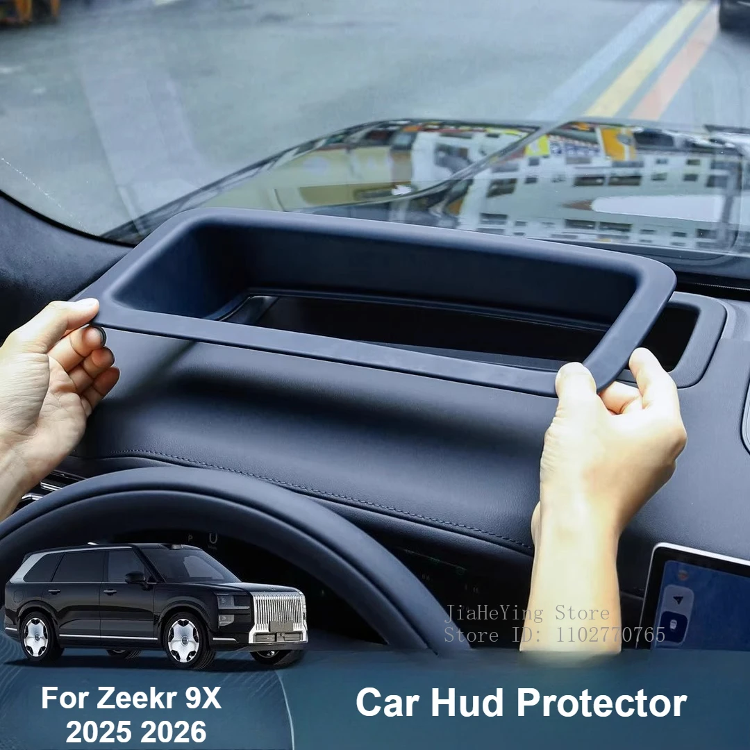 

Car Hud Protective Cover For Zeekr 9X 2025 2026 Dustproof Anti-glare Head Up Display Protector Interior Accessories