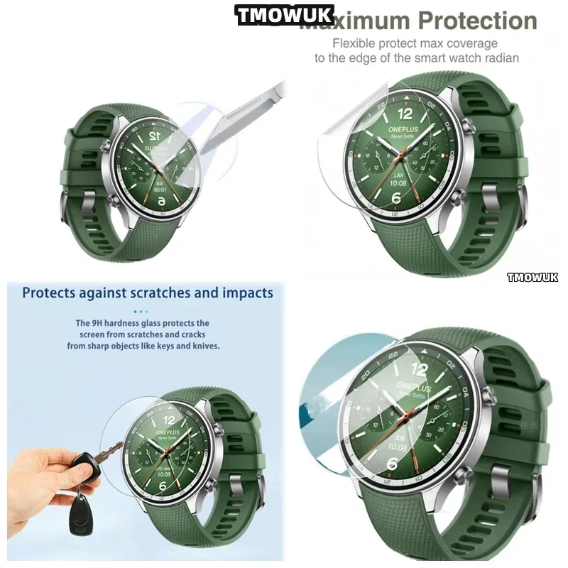 

For Oneplus Watch 2R - Durable 9H HD Clear Protective Film, Scratch Resistant