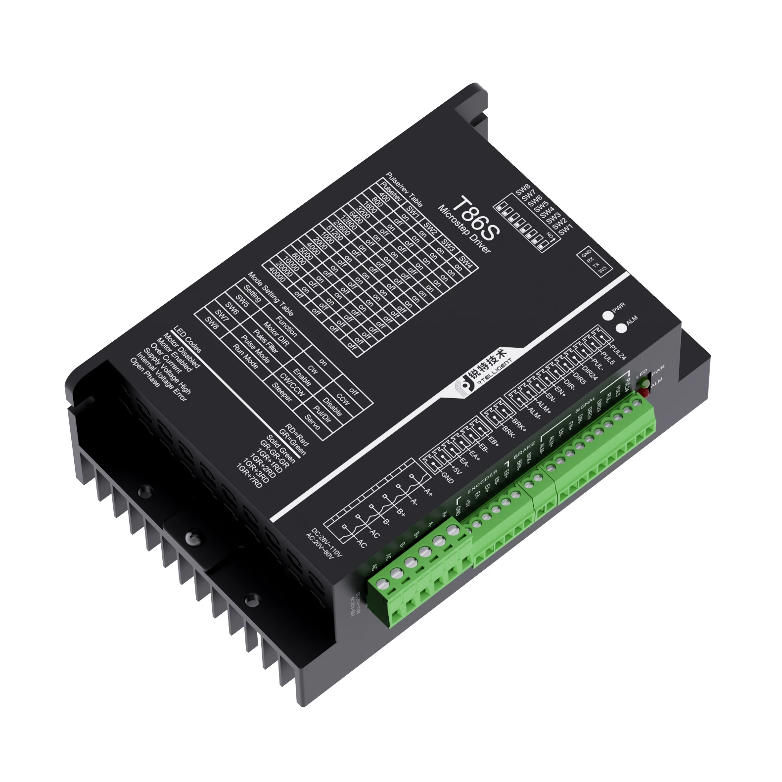 Rtelligent Nema 34 T86 Gesloten Loop Stepper Motor Driver Stepper Driver voor Stappenmotor Router 3D Printer Snijmachine