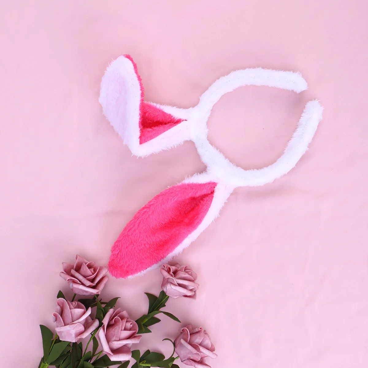 

Набор повязок на голову с ушками кролика, удобная флисовая повязка для волос на Пасху, Хэллоуин, для костюмированных вечеринок, для младенцев, малышей, подростков и взрослых, белая