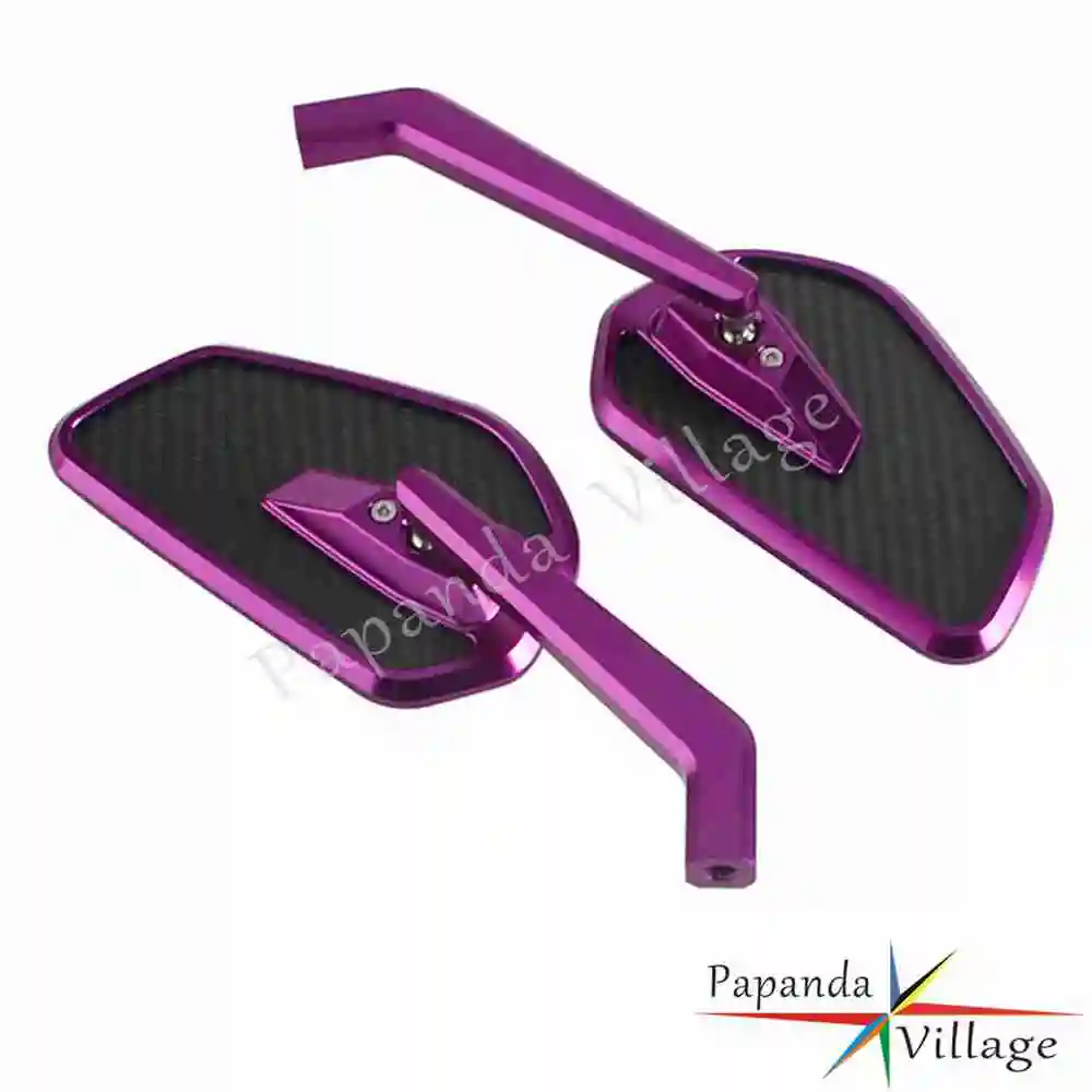 For Honda Shadow 750 VT750 VT750C VT750DC ACE VT600 VT1100 Motorcycle Mirrors Side Mount Aluminum Carbon Fiber Rearview Mirrors