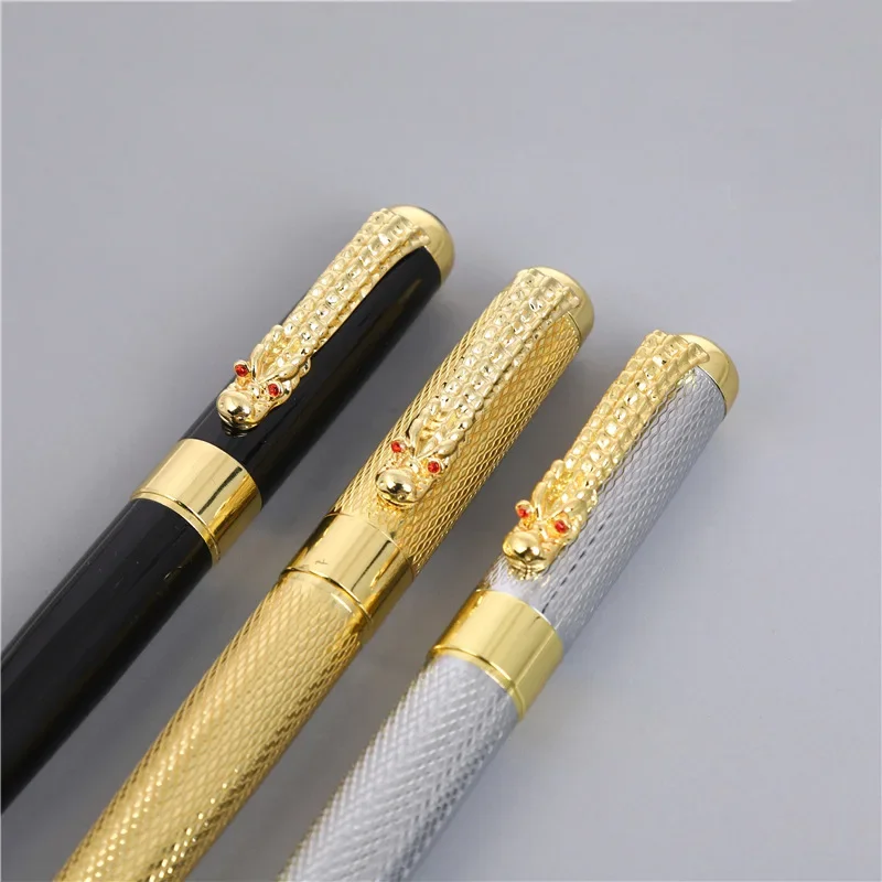 2PCS Fashionable and minimalist faucet pen with heavy grip and metal signature pen