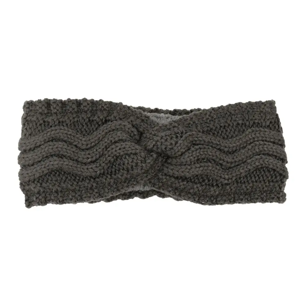 أربطة شعر معقودة على شكل عمامة ناعمة قابلة للتمدد، عصابات رأس محبوكة لتدفئة الأذن للنساء