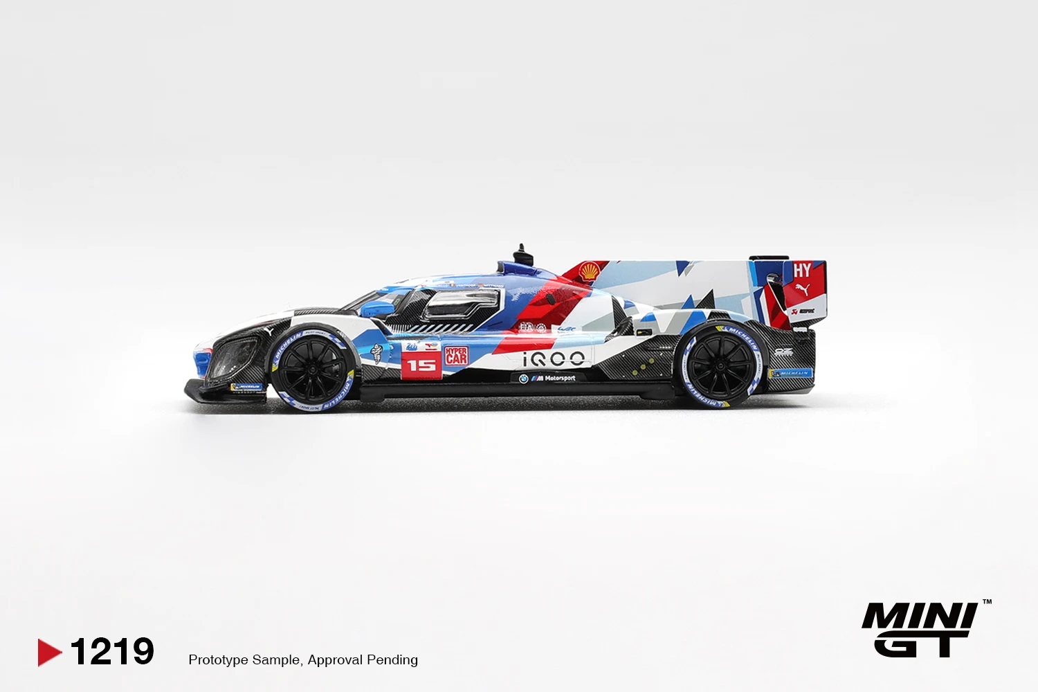 MINIGT 1/64 BMW M Hybrid V8 GTP #25 BMW M Team RLL MGT01241-CH Car Alloy Toys Diecast Metal Model Kids Toys Boys - view 6