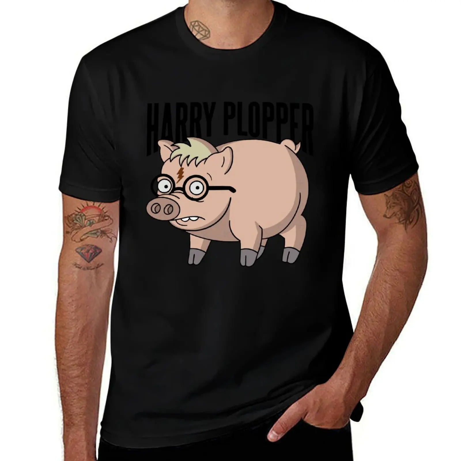 Harry Plopper T-Shirt shirts graphic tee anime Blouse men clothing