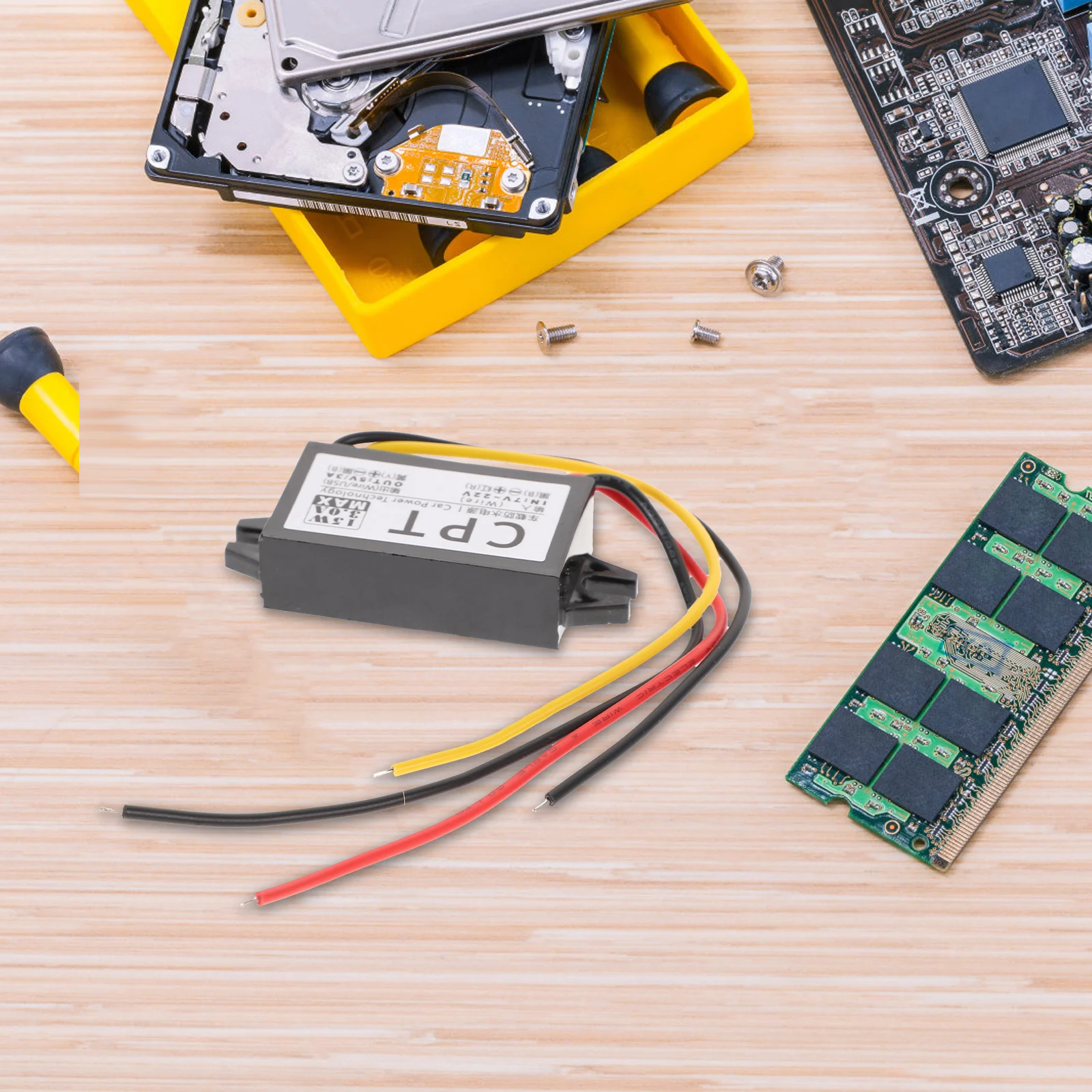

Converter 7V-12V To 5V 3A Dc-Dc Step Down Voltage Regulator Module Power Supply Efficient Low Heat Mounting Bracket