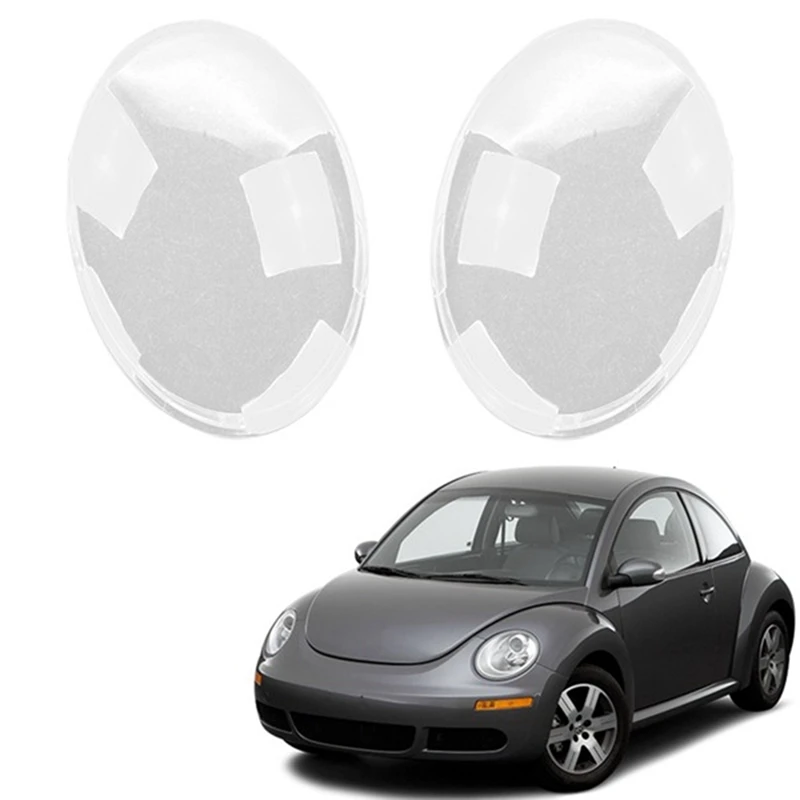 For VW Beetle 2006-2012 Left Headlight Shell Lamp Shade Transparent Lens Cover Headlight Cover