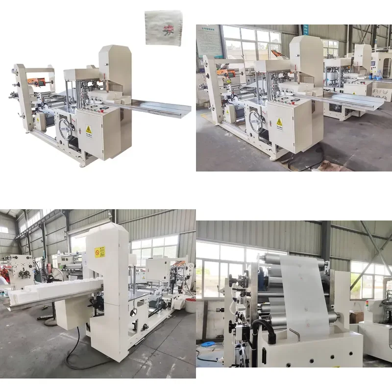 Automatic 4 Color Paper Napkin Making Machine with Printing and Customized Pattern Fast Response