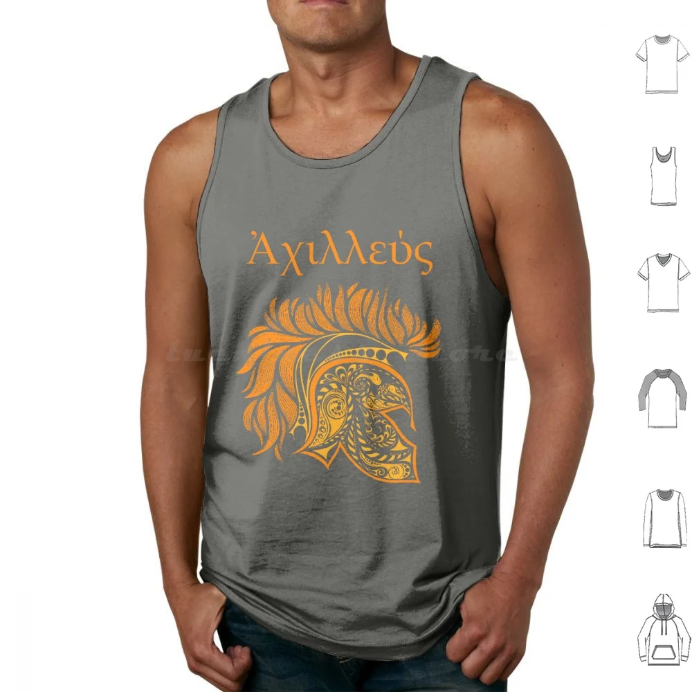 Achilles Tank Tops Vest Sleeveless Achilles Total War Troy Total War Troy Trojan Horse Hoplite Greek Hoplite Greek Greece