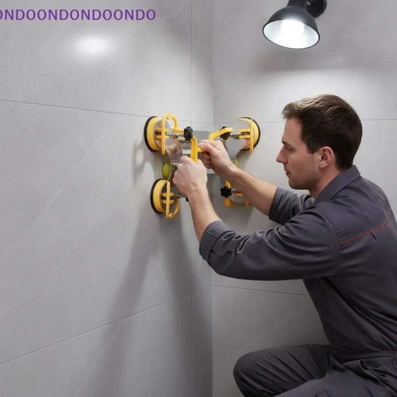 Floor Gap Fixer 90 Degree Corner Leveler 4 Heavy Duty Suction Cups for Vinyl Hardwood Gap Fixing Projects